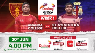 Ananda College vs St Sylvester’s College  Div 1 Segment B Dialog Schools Rugby League 2024 [upl. by Otinauj]