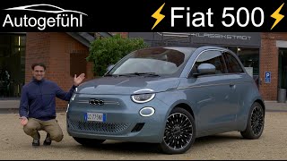 allnew Fiat 500 e FULL REVIEW The 2021 EV surprise Convertible vs Hatch vs 31 [upl. by Honig71]