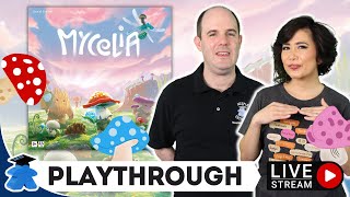 Mycelia  Live Playthrough Board Game and Giveaway [upl. by Yeta]