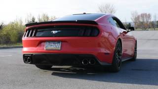 2015 Mustang EcoBoost Roush Quad Tip Exhaust Sound Clips [upl. by Raila]