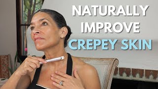 Natural Fixes for Crepey Skin  Peaches Skin Care [upl. by Adnihc]