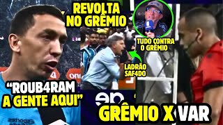 GRAVE  REVOLTA DE JOGADORES DO GRÊMIO APÓS EMPATE COM CORINTHIANS NO BRASILEIRÃO [upl. by Nybbor]