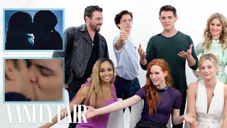 Riverdale’s Cast Guesses Who’s Kissing Who on Their Show  Vanity Fair [upl. by Rialb]