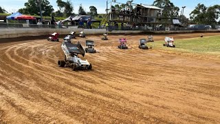 14 Scale speedway highlightscrashes Bob Jefferson memorial Sydney’s RC speedway Luddenham [upl. by Idnal]