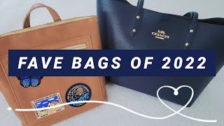 Top 5 Bags of 2022  Madewell Portland Leather Coach Elizo [upl. by Rumit]