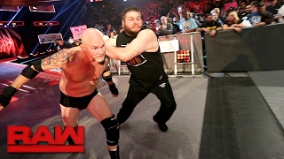 Gillberg returns to WWE Raw Feb 13 2017 [upl. by Tab]