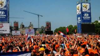 Nederland  Spanje WK Finale 2010 Museumplein Amsterdam [upl. by Alfonse560]