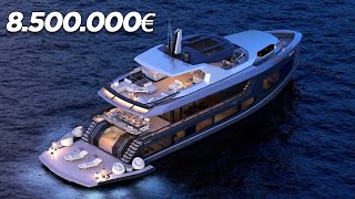 Jai visité le premier yacht dune nouvelle marque  Mazu Yacht 92 DS [upl. by Reizarf]