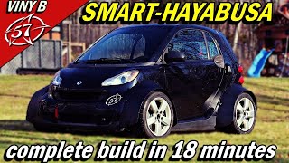 SMART HAYABUSA TIME LAPSE the complete built 1 year of build in 18 minutes [upl. by Airetnohs]