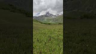 View of mount Kazbek Stepantsminda Georgia 18062024 georgia travel mountains kazbek [upl. by Leay]