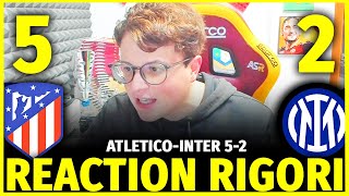 INTER ELIMINATA CHE MRDA REACTION AI RIGORI LAUTARO TIRA IN CURVA ATLETICO AI QUARTI [upl. by Larimore]