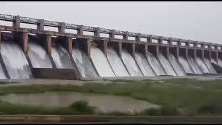 Tunga Bhadra Dam viralvideo Reservoir water flowing looking amazing 🤩🤩🥰 [upl. by Xila]