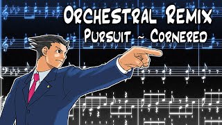 Pursuit  Cornered Orchestral Remix  Phoenix Wright Ace Attorney [upl. by Mercado]