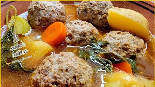 🔴 Como Hacer un Delicioso Caldo de Albondigas Con Verduras 💥 [upl. by Agbogla]