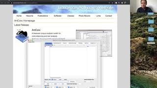 AntConc v358 Tutorial  1 Mengunduh AntConc dan mengimpor berkas korpus ke AntConc [upl. by Ferris]
