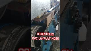 Orientflex pvc layflat hose Manguera plana de PVC layflathose irrigationhose waterpump pvchose [upl. by Podvin]