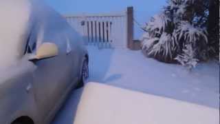 Neige du 12 Mars 2013  Perche Senonchois [upl. by Chessy]