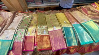 chickpet Bangalore wholesale silk sarees50 saleSingle saree courier available [upl. by Dusza113]