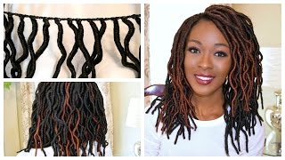 DIY Bob Faux Loc Weave amp Individual Crochet Braids No Wrapping [upl. by Kenton]