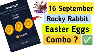 rocky rabbit new easter egg combo 16 september  daily today rocky rabbit easter eggs  enigma [upl. by Rinaldo]