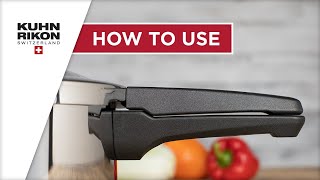 DUROMATIC® Pressure Cooker how to lock  KUHN RIKON [upl. by Cleland]