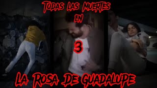 Todas las muertes de La Rosa De Guadalupe parte 3 Capítulos en la descripción [upl. by Oidivo]