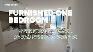 FURNISHED ONEBEDROOM APARTMENT CREEK EDGE TOWER DUBAI CREEK HARBOUR dubai realestate [upl. by Anayd]