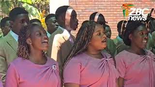 President Emmerson Mnangagwa tours Harare Institute of Technologys Innovation Hub [upl. by Nosydam]