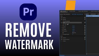 How To Remove Watermark From a Video in Adobe Premiere Pro [upl. by Philemon]