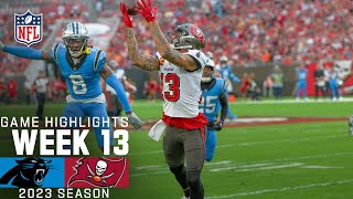 Carolina Panthers vs Tampa Bay Buccaneers  2023 Week 13 Game Highlights [upl. by Kong]