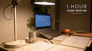 1  HOUR STUDY WITH ME  Late Night Study Session  Music Version  Finance Focus [upl. by Ilsel]