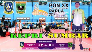 KEPRI VS SUMBAR I REGU PUTRA I PON PAPUA 2021 [upl. by Armillia]