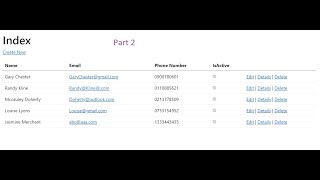 aspnet core MVC 2022 net 8 part 2 [upl. by Eneluj]