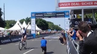 Velothon in Berlin Zieleinfahrt über 120 km [upl. by Jeffy]