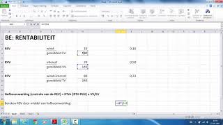 Bedrijfseconomie H3 Rentabiliteit berekenen met hefboomwerking [upl. by Jo]
