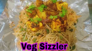 Veg Sizzler Recipe in Marathi [upl. by Turro]