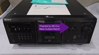 Stephen Preshipping Video 00069964 Sony CD Player CDPCX355 [upl. by Beall]