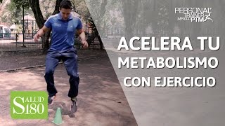 ¿Cómo acelerar tu metabolismo con 3 ejercicios fáciles de hacer  Salud180 [upl. by Eatnuahs973]