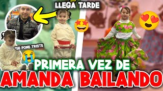 AMANDA BAILA por PRIMERA VEZ 😍 Su PAPÁ no LLEGO  Los Molina [upl. by Nomyar]