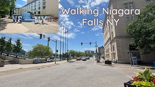 Walking Around Niagara Falls New York United States 6122024 [upl. by Sakovich967]