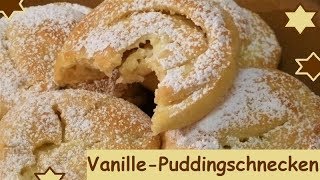 Softe VanillePuddingschnecken nicht mehr und nicht weniger [upl. by Edeline708]