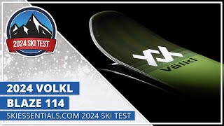 2024 Volkl Blaze 114  SkiEssentialscom Ski Test [upl. by Ssegrub]