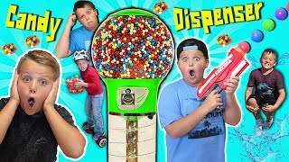 KIDS CANDY Dispenser Roulette GAME FUN FUN FUN [upl. by Naillig]