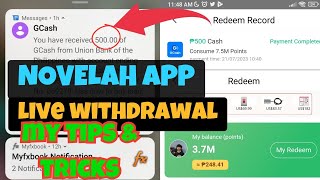 Novelah App Tricks Withdrawal Proof LIVE Legit 2023 [upl. by Ymor788]