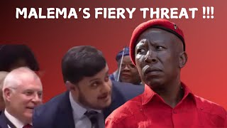 EFF Malemas Shocking Threat to DA Minister [upl. by Eellah537]