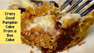 Crazy Good Pumpkin Cake from a BOX CAKE [upl. by Cassell]