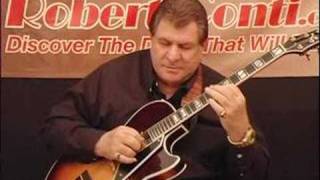 Jazz Guitar  Blue Bossa Lesson Robert Conti [upl. by Salot]