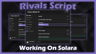 OP RIVALS Script  AutoFarm AimBot Esp Teleport  Working On SolaraMobile  No Lag [upl. by Nylarak]