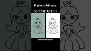 Precious Princess Drawing drawing art cute easydrawing doodle poppyplaytime shorts 3doodler [upl. by Garrard]