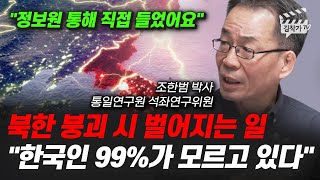 북한 붕괴 시 벌어지는 일 한국인 99가 모르고 있다 조한범 박사 [upl. by Verras407]